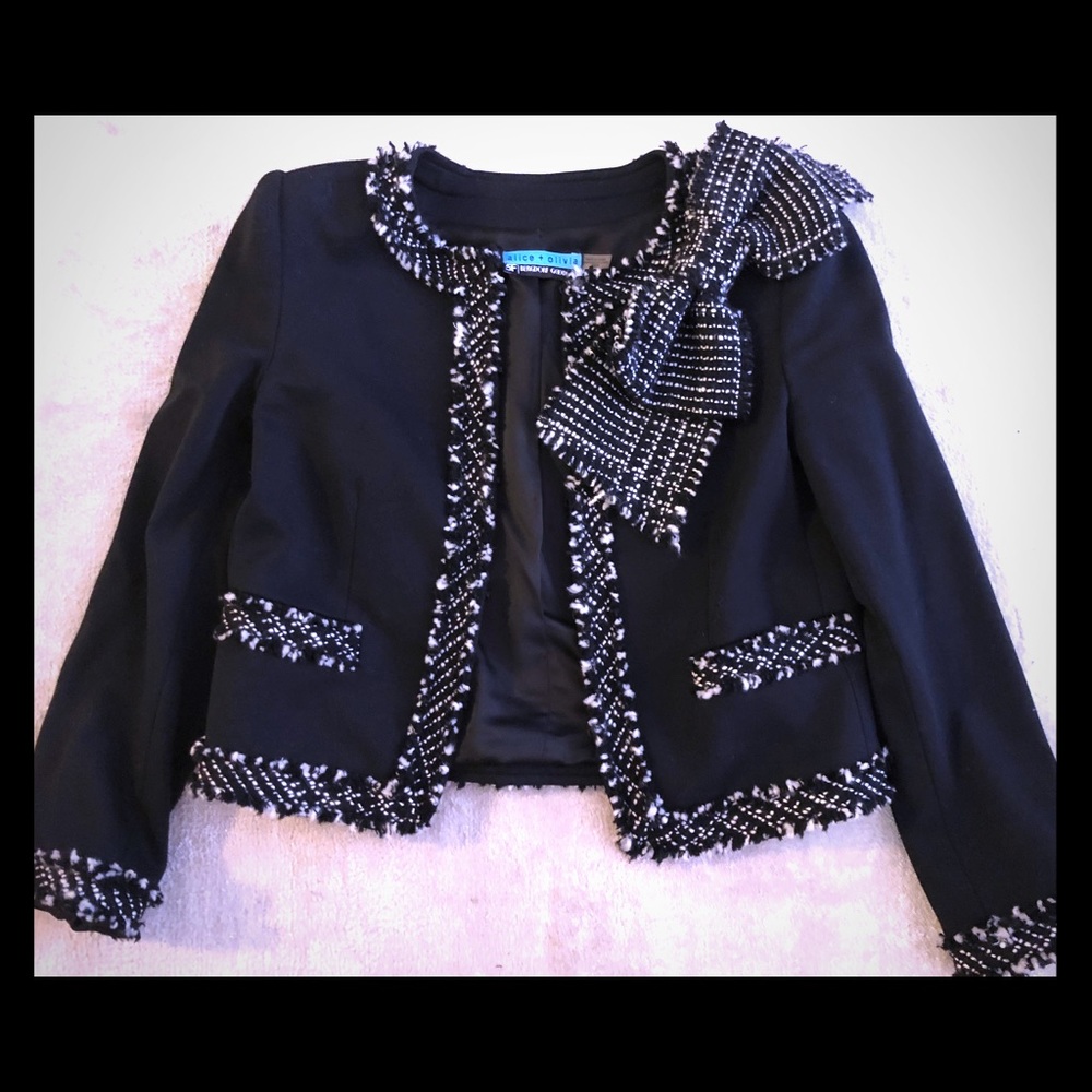 Alice + Olivia Bow Blazer-Bergdorfs Exclusive-XS